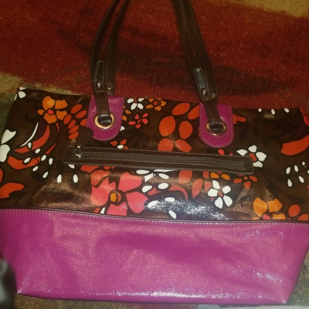 Floral shoulder bag